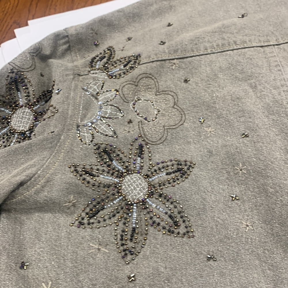 Gray Jean Jacket - image 7